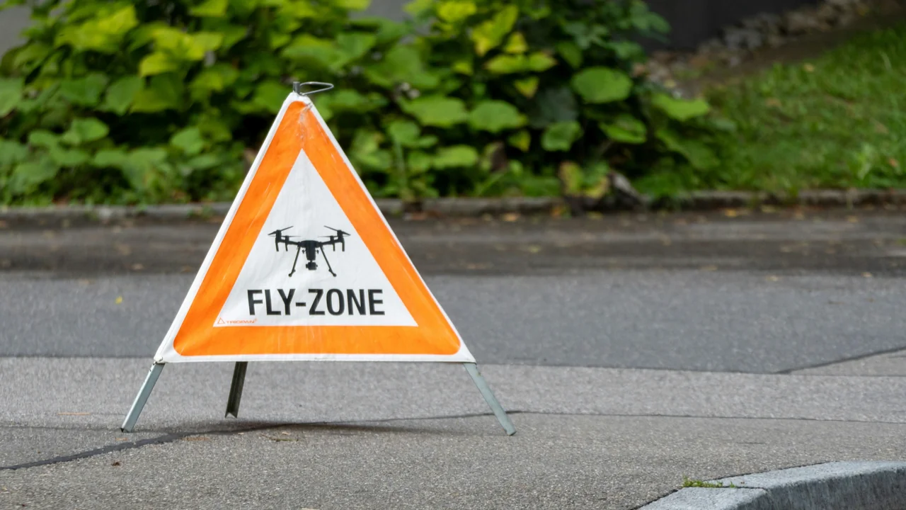 Can you fly a drone over a prison