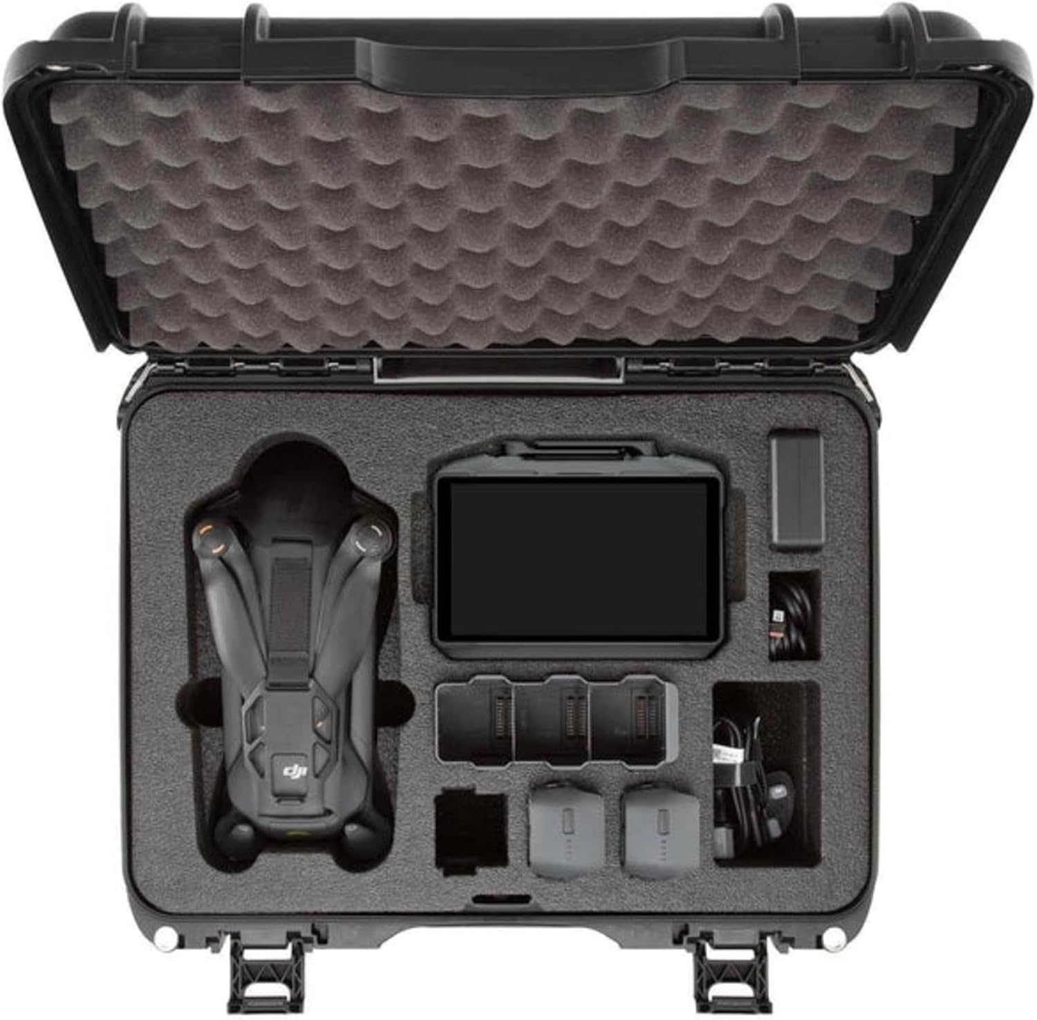 NANUK 925 DJI Mavic 4 Pro Creator Combo - Waterproof Hard Case with Drone Foam Insert, Crushproof, Portable Travel Case, Made in Canada (18.7” x 14.8”x 7”) - Black