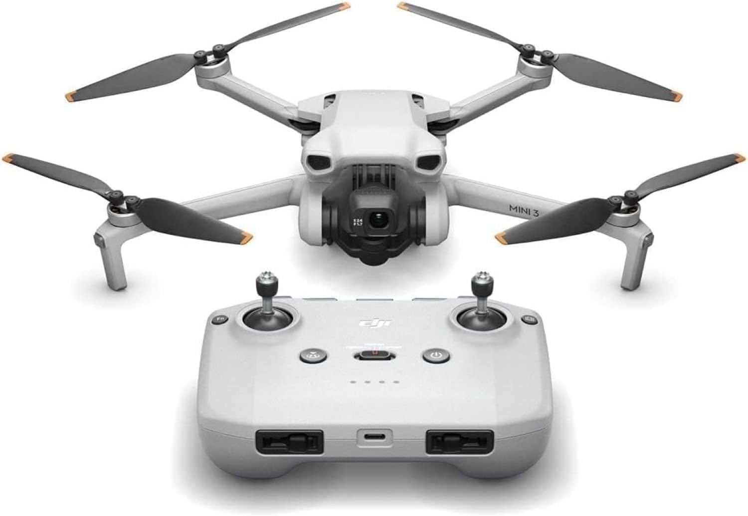 DJI Mini 3, 3-Axis Mechanical Gimbal Mini Camera Drone | 4K HDR Video, 38-Min Flight Time, up to 32800ft (10km) Video Transmission, True Vertical Shooting, GPS Auto Return